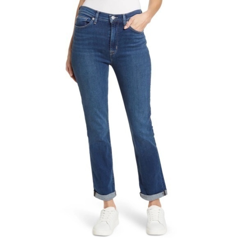 HUDSON Blair High Rise Straight Crop Jeans